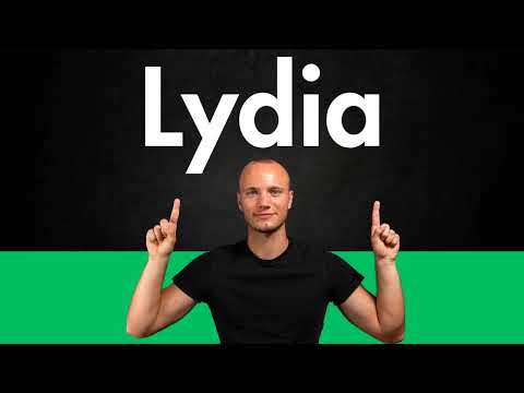 How to Pronounce LYDIA (Correctly)