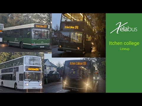 Xelabus - Lineup of vehicles at Itchen College