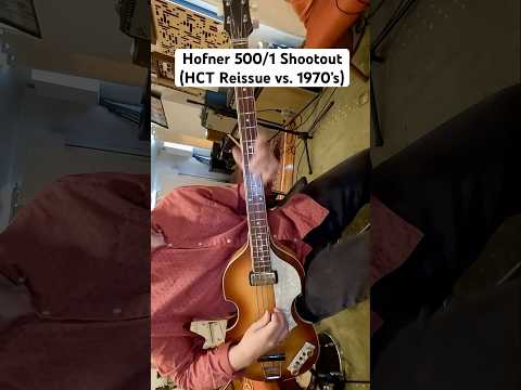 Hofner Staple vs. Blade Pickups SHOOTOUT (HCT vs. 1970&rsquo;s 500/1)