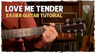 Love Me Tender Guitar Lesson for Beginners (Super Easy!)