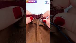 Don't Pay to Hem Your Pants Again Easy DIY That Looks Professional. #fashiontips #sewing #styletips
