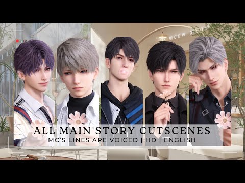 All Main Story Cutscenes with MC voiced! | Love and Deepspace Main Story