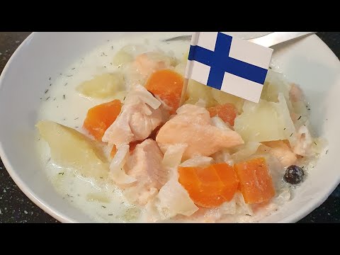 How to make Finnish Salmon Soup - Lohikeitto recipe