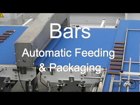 Fast, flow pack wrapping machine for choco bars / Confezionatrice per barrette al cioccolato