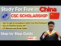 How to find a supervisor for an acceptance letter - Chinese Government Scholarship Session 2023 - 24