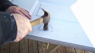 How To Fix Holes And Dents In A Steel Door