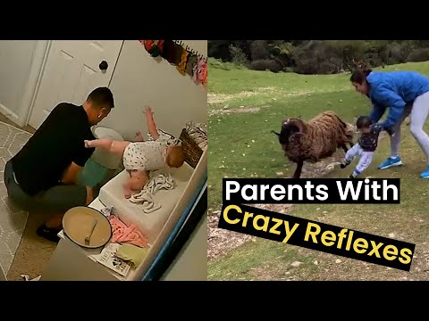 Parents with Life-Saving Reflexes 💪 | Close Call Moments
