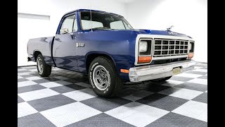 Video Thumbnail for 1984 Dodge D/W Truck 2WD Regular Cab