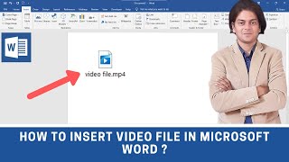 How to insert video file in Microsoft Word ?