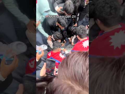 Gen z Protest core 😭😂 #nepal #genz #protest #corruption