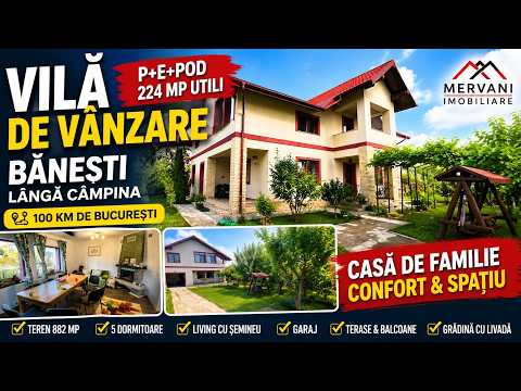 Vila 6 camere de vanzare in Banesti — Video