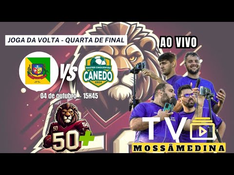 CÓRREGO DO OURO X CANEDO F.C - QUARTA DE FINAL | JOGO DA VOLTA - COPA 50+
