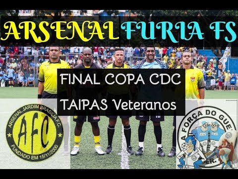 Arsenal x Furia FS Final Copa CDC Taipas Veteranos
