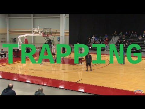 Force Turnovers by Trapping Ball Screens! - Basketball 2016 #54