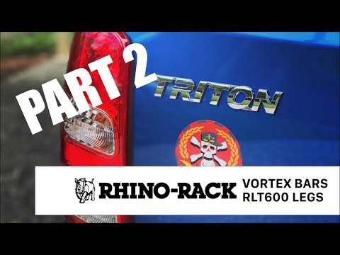 Rhino-Rack DIY Install Part 2 - MQ Triton with Vortex Bars and RLT600 Legs