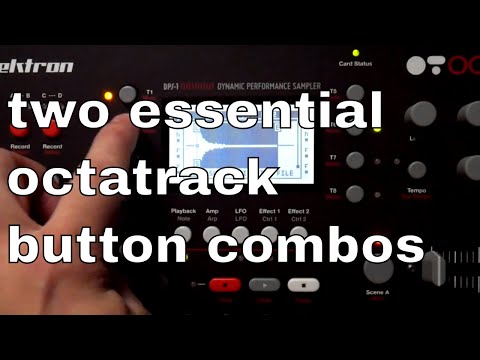 Octatrack: Basics #1 - Important Button Combos