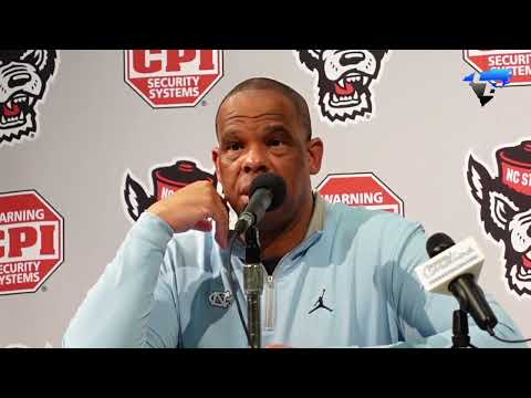 Hubert Davis UNC vs NC State Postgame Press Conference (Full)