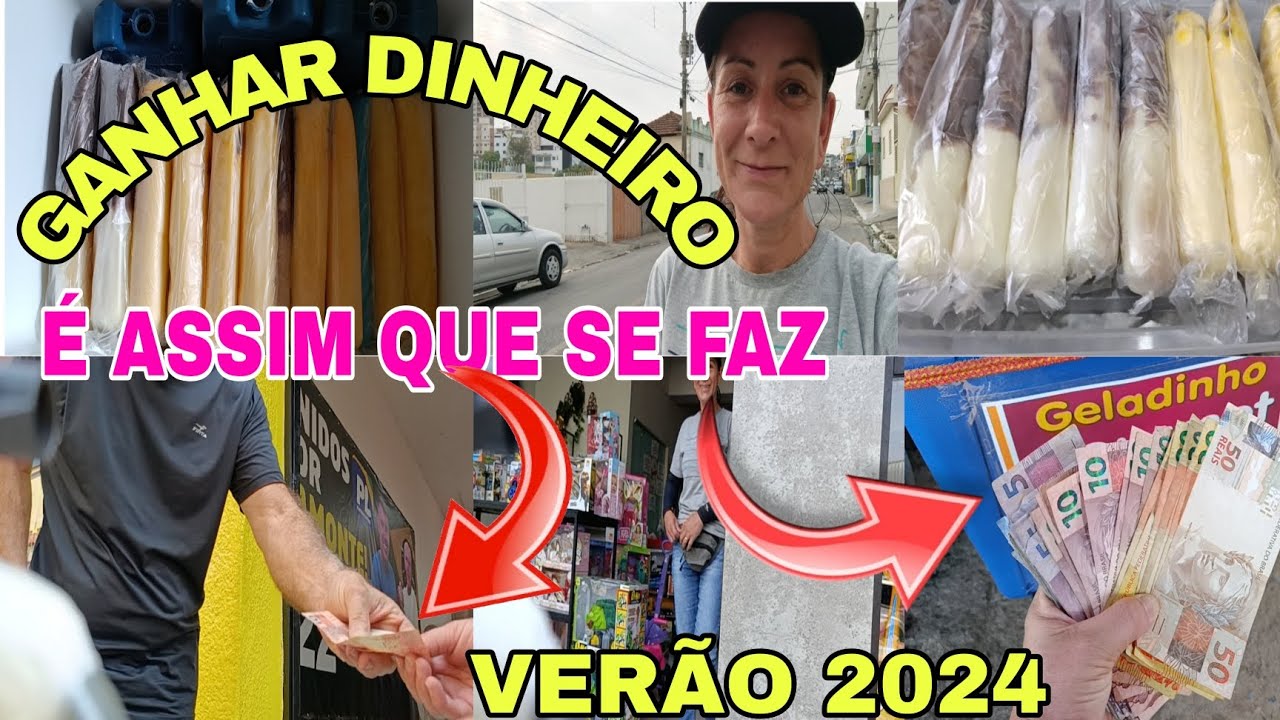 É ASSIM QUE SE GANHA DINHEIRO ( VLOG DE VENDAS NA RUA )