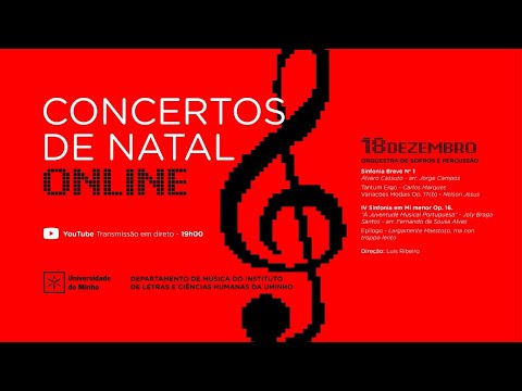 Concerto de Natal online - 18 de dezembro