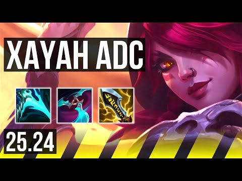 XAYAH & Rakan vs MISS FORTUNE & Elise (ADC) | KR Master | 25.24