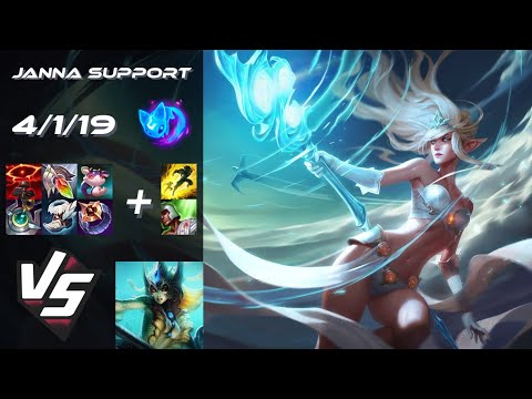 SUPPORT Janna vs Nami - EU Diamond Patch 15.1