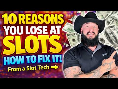 Top 10 Reasons WHY you LOSE at Slots! 🎰 HOW TO FIX IT! From a Tech