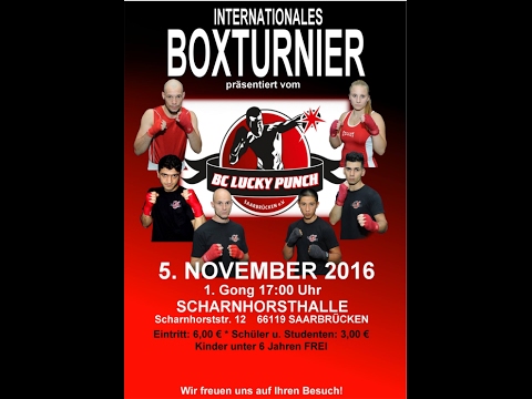 Internationales Boxtunier 2016 - BC Lucky Punch Saarbrücken