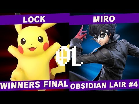 Lock(Pikachu) vs Miro(Joker) - WINNERS FINAL - OBSIDIAN LAIR #4