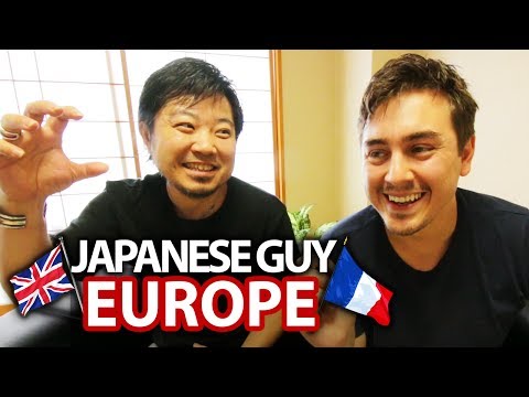 Japanese Guy Prepares to Visit Europe