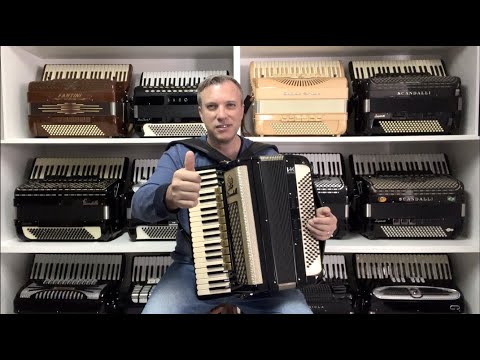 Acordeon Scandalli Serie Ouro Polifônica - 43 cm 11/4 Registros - Jeferson Oliveira