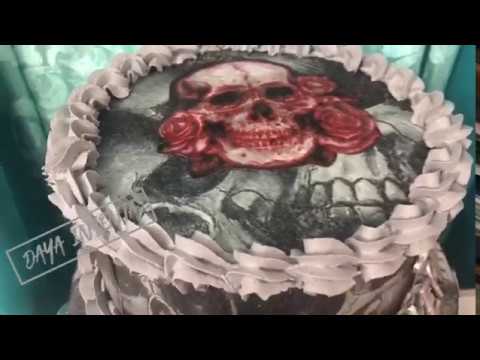 Decorado de Pastel con Calaveras | Daya Intenta