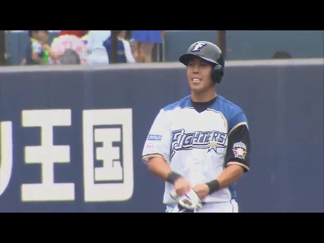 【ファーム】ファイターズ・大累がタイムリーヒットで1点を返す!! 2017/8/2 F-E(ファーム)