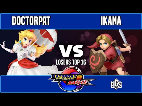 Saturday Stadium 2 - Losers Top 16 - Doctorpat(Peach) Vs. Ikana(Young Link)