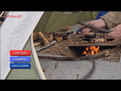 Unterirdischer Zeltheizer viel besser als ein Holzofen #Gerber