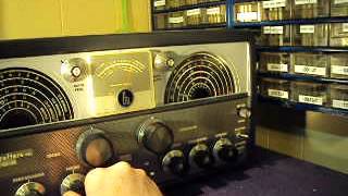 preview picture of video 'Afternoon Listening to the Hallicrafters SX-100 Mark 1B Radio Receiver'