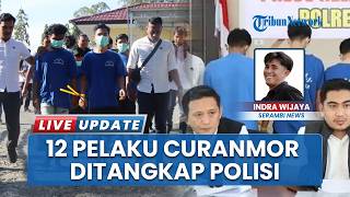 Beraksi di 5 TKP, 12 Pelaku Pencurian Motor di Aceh Besar Diringkus Polisi, 2 Tersangka Masih Buron