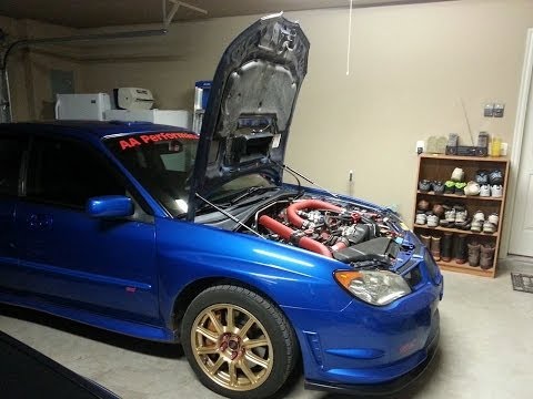 Grimmspeed 90degree Hood Dampers Subaru STI 2007