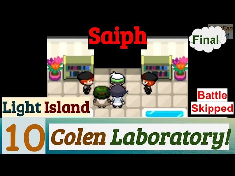 Pokemon Saiph Part 10 PokeFan Exploring Colen Laboratory On Light Island | GBA Rom Hack