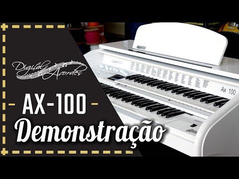 Órgão Eletrônico Acordes AX-100 (Demonstração)