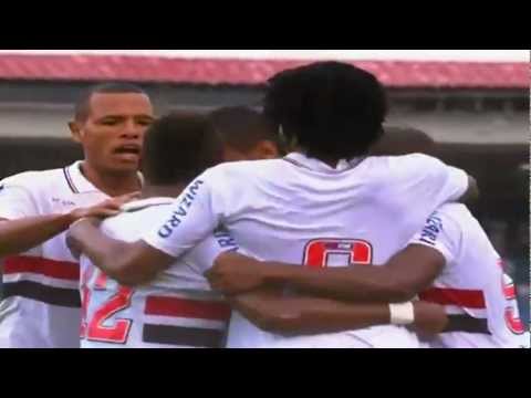 São Paulo 4 X 0 Botafogo-SP - Paulistão 2012 - 22/01/12 - GOLS