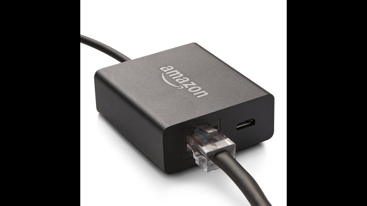 Amazon Ethernet Adaptor for Fire TV and Fire TV Stick 2017 models only