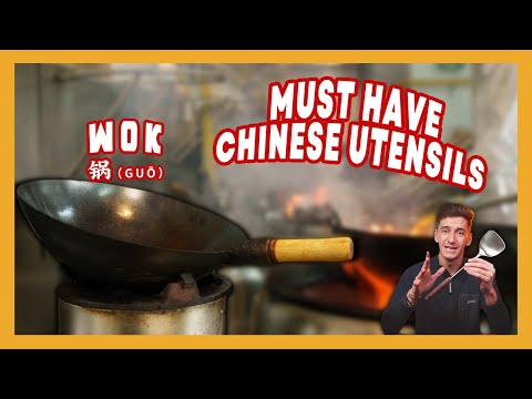 MUST HAVE Chinese cooking tools, wok utensils and equipment for delicious Chinese cuisine!