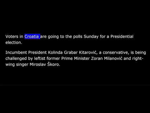 VOA news for Monday, December 23rd, 2019
