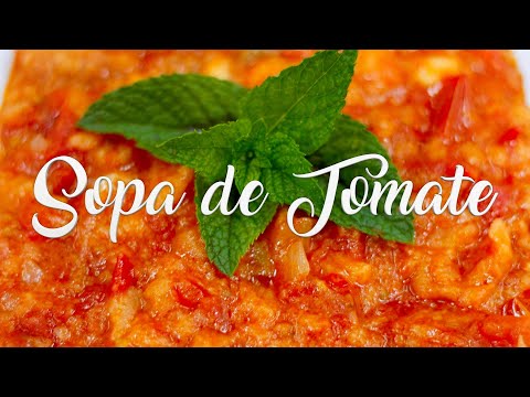 ¡Descubre la Deliciosa Sopa de Tomate Andaluza! 🍅 | Receta Tradicional Rápida y Reconfortante 👍