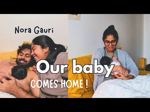 Bringing Nora home | Home Feels Different | Family of Three Now
