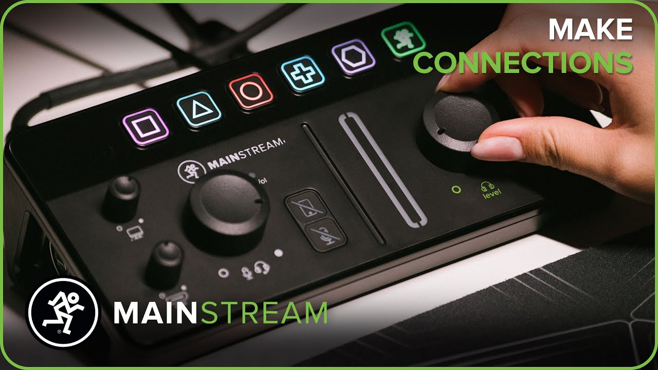 Mackie MainStream Complete Live Streaming and Video Capture Interface With Programmable Control Keys - YouTube