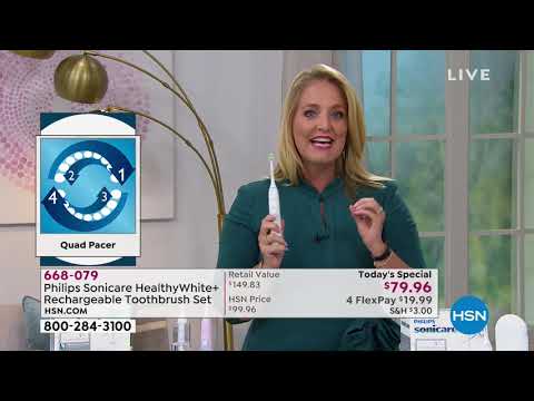 Philips Sonicare HealthyWhite+ Rechargeable Toothbrush S...