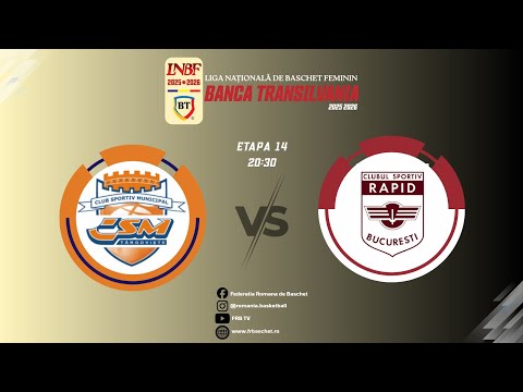 Liga Nationala de Baschet Feminin BT 25/26- CSM CSU Târgoviște vs CS Rapid București