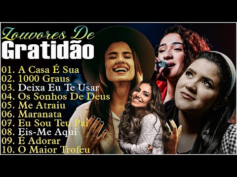 Louvores de Gratidão 2025 - Melhores Músicas Gospel Com Letra - Hinos Evangélicos 2025.