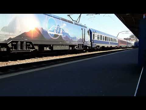 Ir 1753 Bucuresti Nord-Suceava cu TRANSMONTA parasind Gara De Nord.
